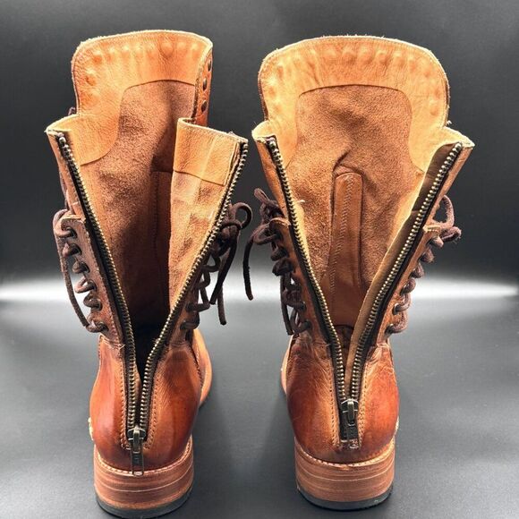 Bet Stu Fen Mid Calf Leather Boot - Picture 4 of 13